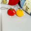móc khoá đt cà chua và cam len sản phẩm HandMade