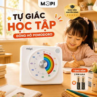 Đồng hồ đếm ngược Pomodoro chạy PIN ,quản lý thời gian trẻ em, học bài, tập trung làm việc văn phòng,hẹn giờ nấu ăn
