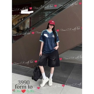 Áo Thun Nữ Germany Cổ V Form Rộng QCCC Cao Cấp