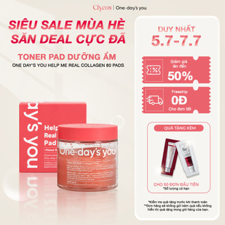 One-day's you - Toner Pad Dưỡng Ẩm - Help Me Real Collagen 70 Miếng  | Clycos Phân Phối