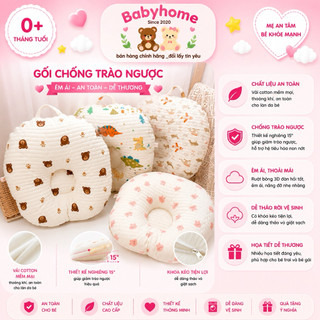 GỐI CHỐNG TRÀO NGƯỢC XÔ MUSLIN ORGANIC HÀN QUỐC