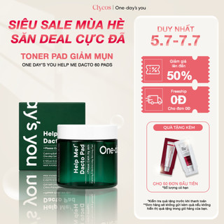 One-day's you - Toner Pad - Help Me Dacto Pad Hộp 60 miếng | Clycos Phân Phối
