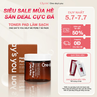 One-day's you - Toner Pad Làm Sạch - Help Me Pore-T Pad 60 Miếng  | Clycos Phân Phối