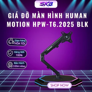 Giá đỡ màn hình Human Motion HPW-T6.2025 BLK - Bảo hành 12 tháng