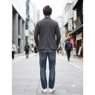 quần jean nam rêu đá cầm thạch japan denim