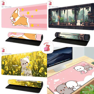 ( TẶNG SET 10 KHẨU TRANG) Miếng lót chuột bàn di chuột cỡ lớn 80 x 30cm Anime nhật bản dễ thương chống nước cực êm MEILI