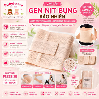 ĐAI GEL NỊT BỤNG SAU SINH SỢI TRE CAO CẤP