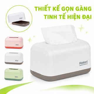 Hộp Khăn Giấy Hokori 2705 Nhựa PP Cao Cấp Cho Phòng Khách Văn Phòng Ô Tô GD33