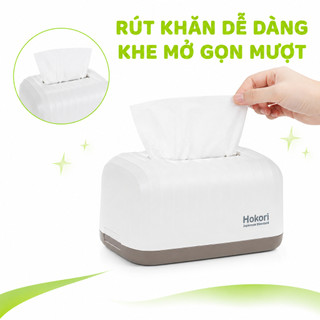 Hộp Khăn Giấy Hokori 2705 Nhựa PP Cao Cấp Cho Phòng Khách Văn Phòng Ô Tô GD33