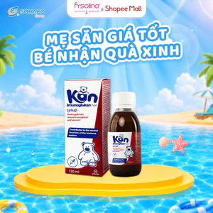 Siro Kan ImunoGlukan chai 120ml hỗ trợ miễn dịch nâng cao sức đề kháng cho bé trên 6 tháng tuổi