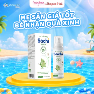 Xịt Thảo Dược Bảo Vệ Da Sachi Lành Tính Chai 60ml Làm Mát Da, Dịu Da Cho Bé