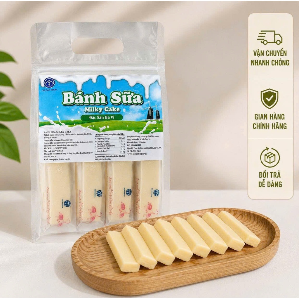 BÁNH SỮA BA VÌ chọn lựa: Đặc sản Ba Vì tuyển chọn chất lượng!