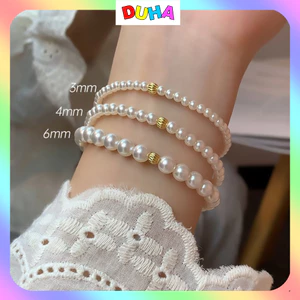 COMBO 10 Vòng tay ngọc trai có nhiều size DUHA 164