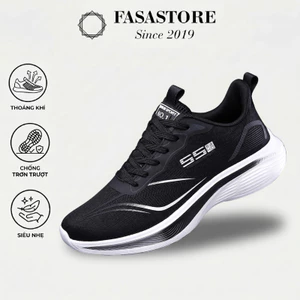 Giày Chạy Bộ Nam Siêu Nhẹ FASASTORE, Tập Thể Thao Đi Bộ Thoáng Khí Đế Êm Giảm Sốc
