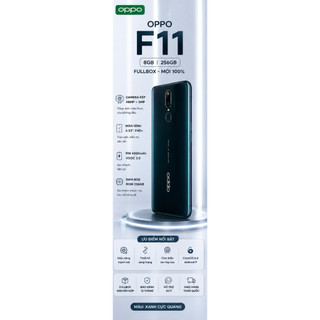 Điện Thoại OPPO F11 8GB/256GB Fullbox Bản Sách Tay  | Camera 48MP | Pin 4020mAh |  | Màn 6.53 Inch FHD+ | BH 12tháng