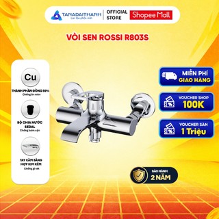 Vòi Sen Rossi R803S Có Nóng Lạnh, Bảo Hành 2 Năm, Thiết Kế Tinh Tế Chuẩn Tây Ban Nha