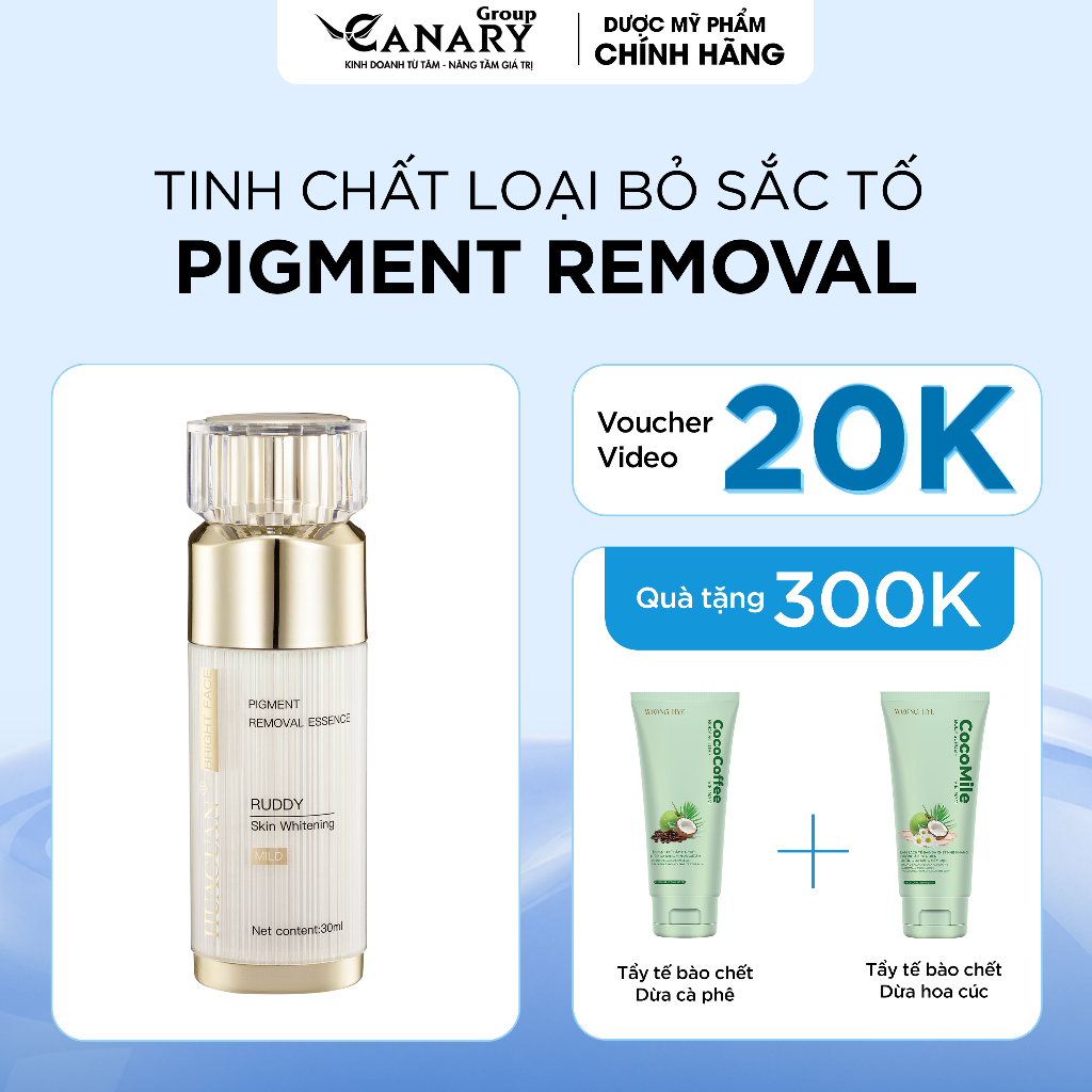 Tinh Chất Loại Bỏ Sắc Tố Huaguan dưỡng trắng bật tone 30ml - Huaguan Pigment Removal Essence