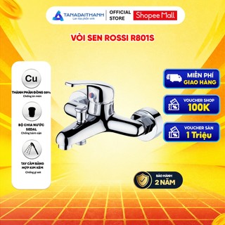 Vòi Sen Rossi R801S Có Nóng Lạnh, Bảo Hành 2 Năm, Thiết Kế Tinh Tế Chuẩn Tây Ban Nha