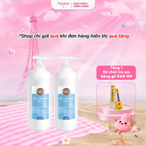 Combo 2 Sữa Tắm Gội Gifrer 500ml Cho Bé 2 Trong 1 Dịu Nhẹ Dưỡng Ẩm Chiết Xuất Cúc Vạn Thọ - Fysoline
