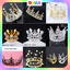 COMBO 50 Vương Miện Trang Trí Bánh Kem - Vương miện trang trí bánh sinh nhật bánh kem DUHA 091