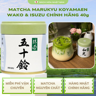 Bột Matcha Chính Hãng Marukyu Koyamaen Nhật Bản Matcha Wako Isuzu 40g Matcha Nguyên Chất Đậm Trà M21