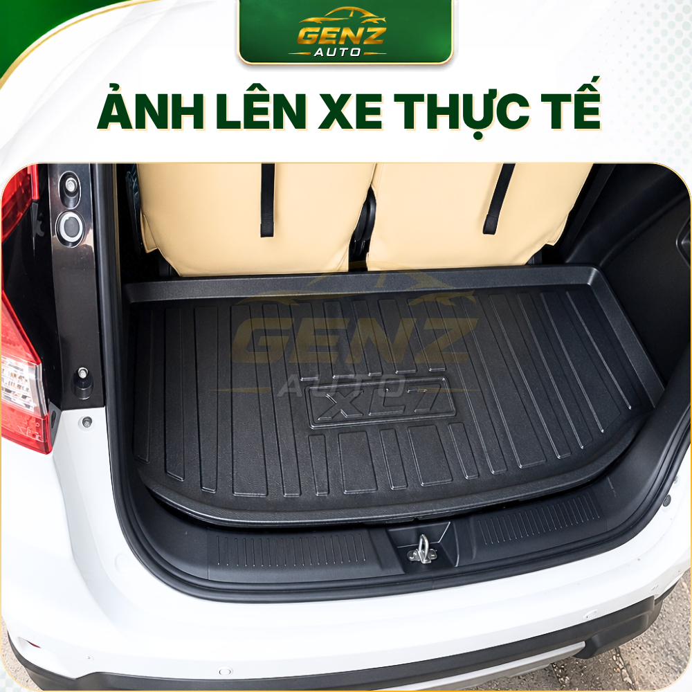 Lót cốp Suzuki XL7 2019-Nay- Nhựa dẻo TPO Không mùi, Chuẩn khít form xe, Chống thấm nước, Dễ vệ sinh