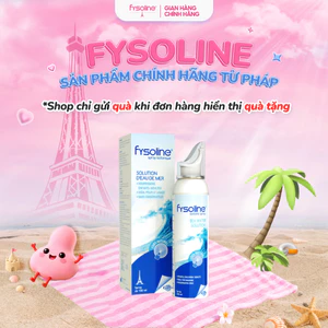 Fysoline - Xịt nước muối biển sâu Pháp 100ml - Vệ sinh, giữ ẩm, cân bằng sinh lý niêm mạc mũi