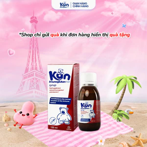 Siro Kan ImunoGlukan hỗ trợ miễn dịch nâng cao sức đề kháng cho bé - Nhập khẩu Châu Âu chai 120ml