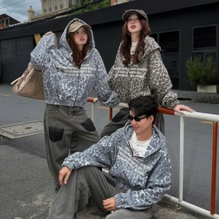 Áo Khoác Zip Camo SSS.A Printed Hoodie Zip Boxy Unisex Nam Nữ | SSSTORE.Aesthetic
