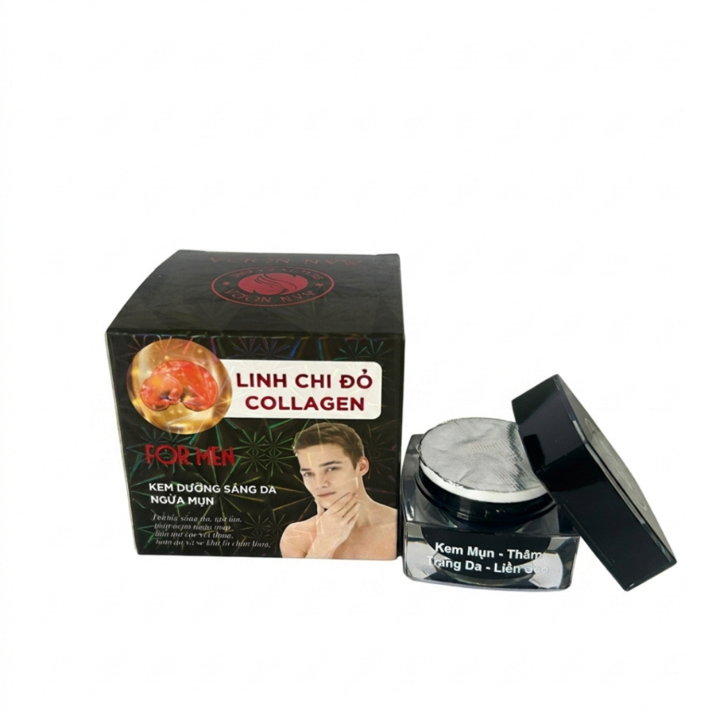 Kem Ngừa Mụn Thâm Dưỡng Sáng Da Liền Sẹo Dành Cho Nam San Nora 20g [Đen]