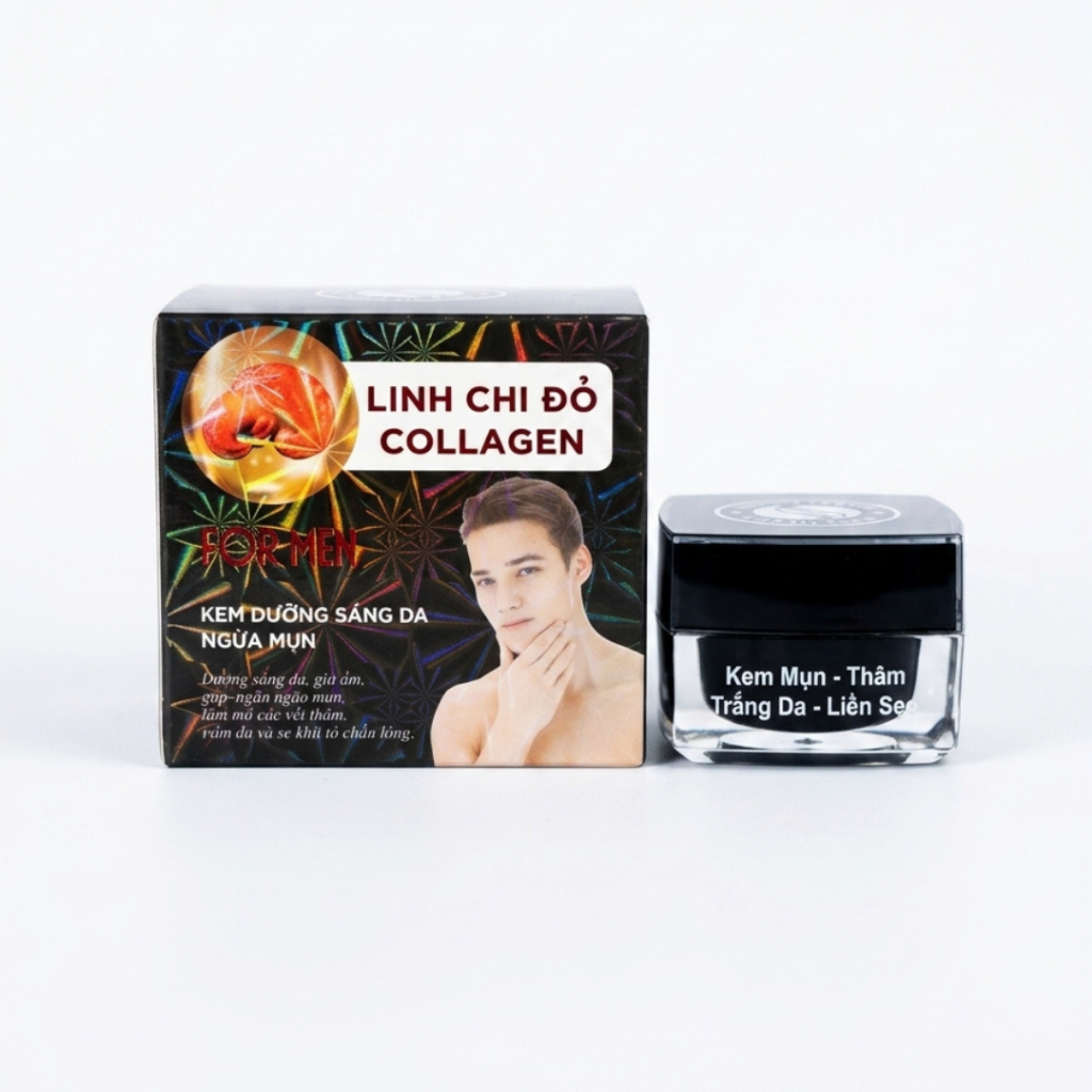 Kem Ngừa Mụn Thâm Dưỡng Sáng Da Liền Sẹo Dành Cho Nam San Nora 20g [Đen]