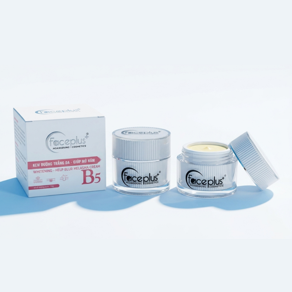 Kem Face plus Dưỡng Trắng Da - Mờ Nám Ngừa Tàn Nhang Đều Màu Da B5 10g [Trắng Đỏ]