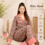 Đồ Bộ Pyjama Tay Dài Quần Dài Lụa Cao Cấp Size 45-78kg Sang Trọng Thoải Mái Chất Liệu Mềm Mịn Không Nhăn