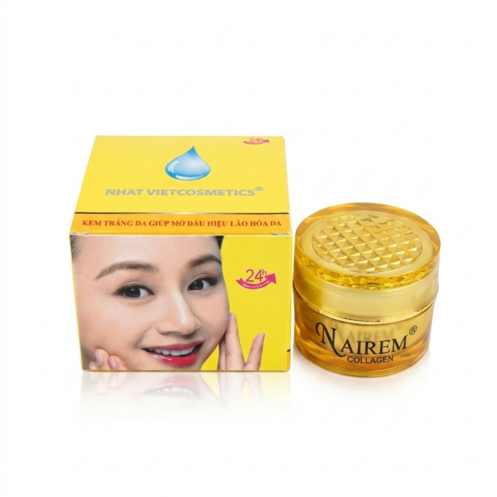 Kem Dưỡng Da Nairem Collagen Ngừa Lão Hóa Thu Nhỏ Lỗ Chân Lông 6g [Vàng]