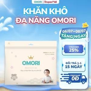 Khăn Vải Khô Đa Năng OMORI An Toàn, Mềm Mại Dành Cho Mẹ và Bé 900g