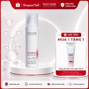 Nước hoa hồng BIOTRADE Acnaut Mattifying Tonic Toner giảm dầu ngừa mụn cân bằng vi sinh 60ml