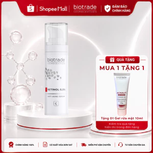Serum hỗ trợ trẻ hóa mờ thâm sáng da Biotrade Retinol 0,5% Anti-Aging 30ml - Skin Studio