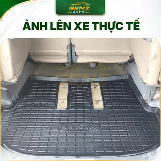 Lót cốp TOYOTA INNOVA 2006 - NAY - Nhựa dẻo TPO Không mùi, Chuẩn khít form xe, Chống thấm nước, dễ vệ sinh