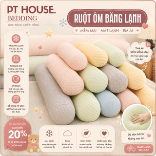Gối Ôm Băng Lạnh Điều Hòa Mát Mịn Cao Cấp - Ruột Gối Ôm Trần Bông Tơ Tằm Kháng Khuẩn Decor Phòng Ngủ Mùa Hè Siêu Chill