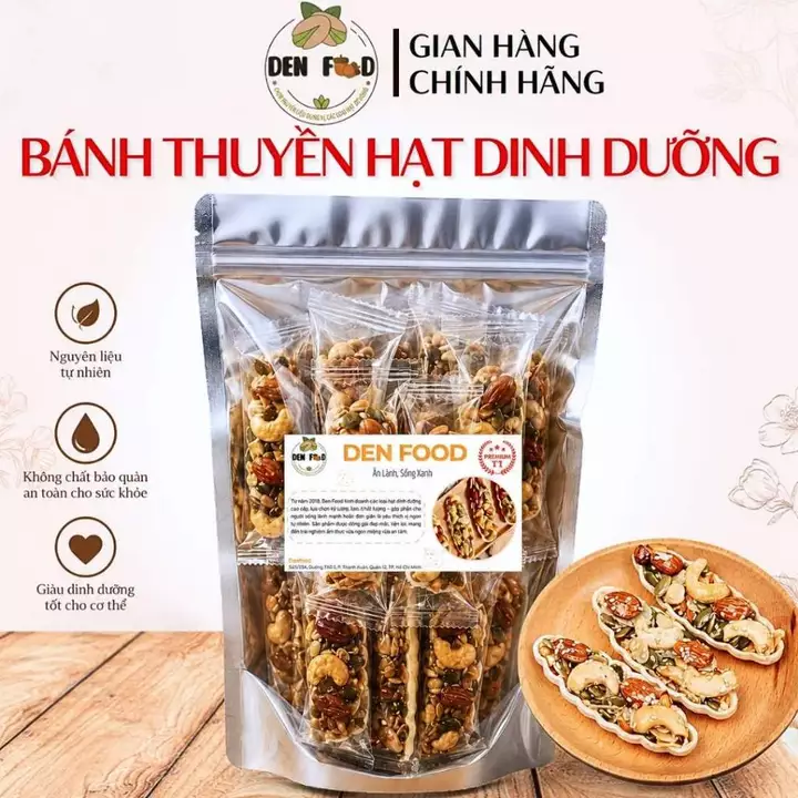 1kg Bánh thuyền mix hạt dinh dưỡng - Granola thuyền