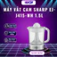 Máy vắt cam Sharp EJ-J415-WH 1.5L, 40W, 2 đầu vắt - Bảo hành chính hãng 12 tháng