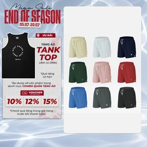 Quần ngắn Redikick Utility Shorts Q23008 Nhanh khô Bóng Rổ Pickleball Gym Chạy Bộ Bóng Đá Tennis