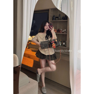 Áo Phông Lệch Vai Hình Túi Kiều Trang