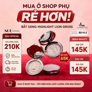 Phấn Bắt Sáng Highlight Lion Gloss Power Bắt Sáng Sư Tử Mềm Mịn Trang Điểm Chuyên Nghiệp Sang Chảnh