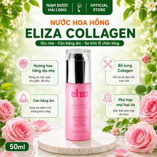 Nước hoa hồng Eliza Collagen 50ml giúp cung cấp độ ẩm, se khít lỗ chân lông và chống lão hóa