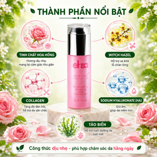 Nước hoa hồng Eliza Collagen 50ml giúp cung cấp độ ẩm, se khít lỗ chân lông và chống lão hóa