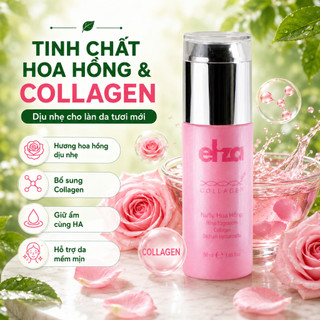 Nước hoa hồng Eliza Collagen 50ml giúp cung cấp độ ẩm, se khít lỗ chân lông và chống lão hóa
