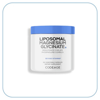 Viên Uống Bổ Sung Magiê Hỗ Trợ Giấc Ngủ, Xương Khớp, Giảm Stress Codeage Liposomal Magnesium 240v