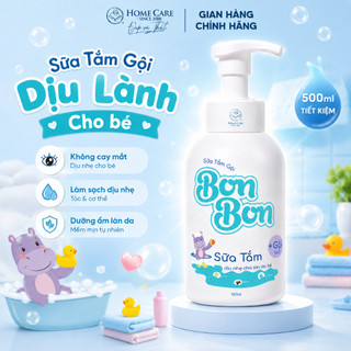 Sữa Tắm Gội Dịu Lành Cho Bé Bon Bon Baby Wash & Shampoo 500ml