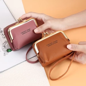 Ví Nữ Mini Da PU Mềm Nhiều Ngăn Đựng Thẻ Và Tiền Nhỏ Gọn MUN STORE VAI7375